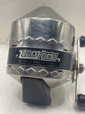 Vintage Great Condition Zebco One Spin Casting Reel Works Great Metal