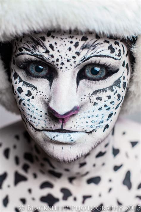 Snow Leopard-8 | Animal makeup, Halloween makeup inspiration, Fantasy makeup