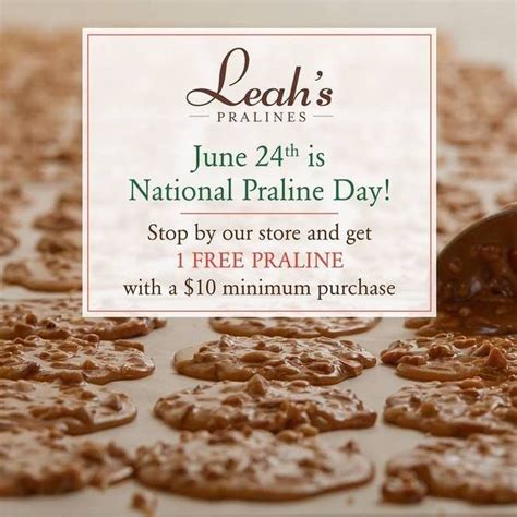 National Praline Day June 24 Cheap Deals And Easy Recipes Where