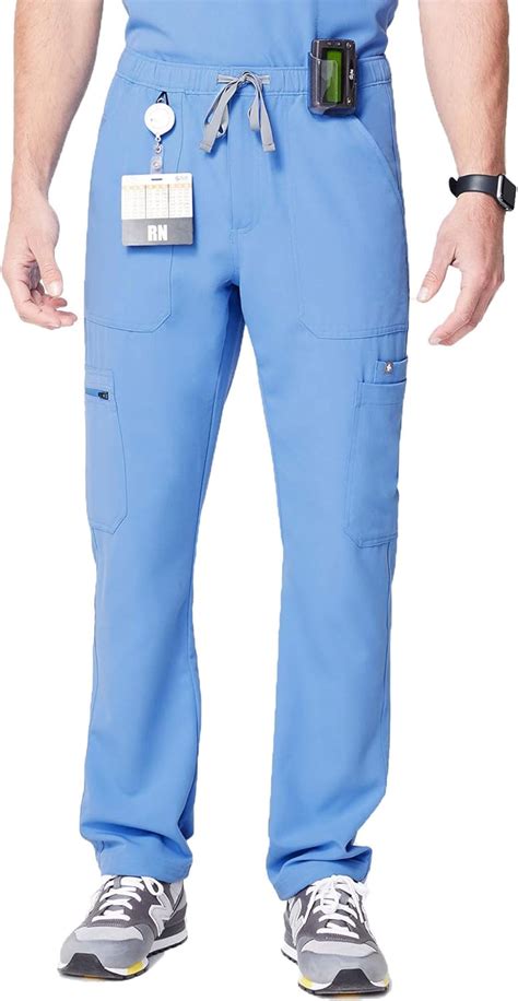 Figs Cairo Cargo Scrub Pants For Men Relaxed Fit Super Soft Stretch Anti Wrinkle Medical