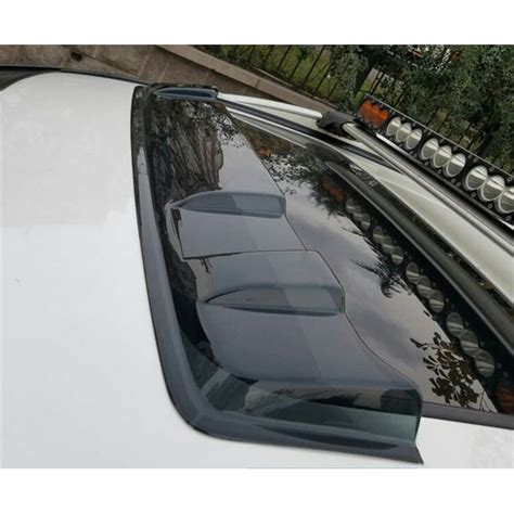 Furulu 90 15cm Smoke Sun Moon Roof Window Sunroof Visor Vent Wind Deflector Fits Most