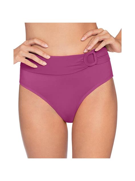 Robin Piccone Womens High Waist Bikini Swim Bottom Separates Walmart