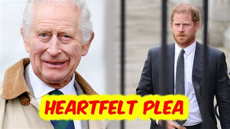 King Charles Makes Heartfelt Plea To Harry Not To Leak Any More Royal