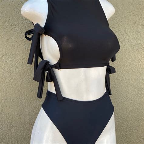 Piece Set Lace Bikini Sexy Bikini Beachwear Swimwear Etsy
