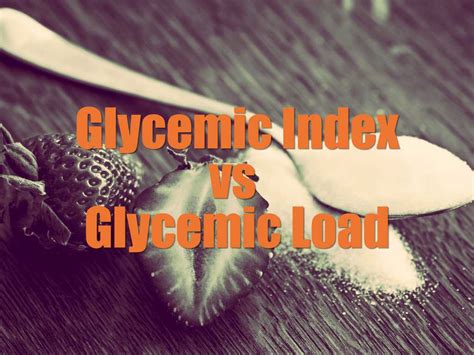 Glycemic Index vs Glycemic Load | WOD Tools