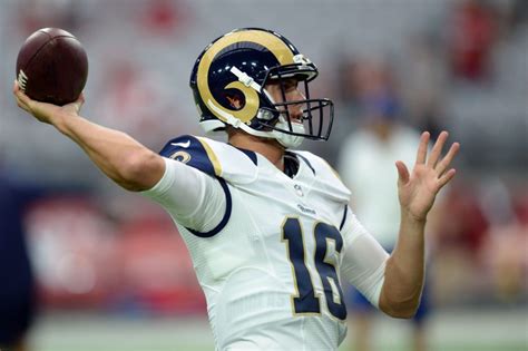 Los Angeles Rams Jared Goff To Start Sooner Rather Than Later