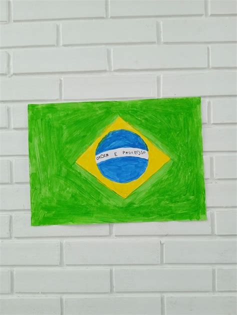 Pintura Bandeira Do Brasil Ed Infantil Atividades Atividades