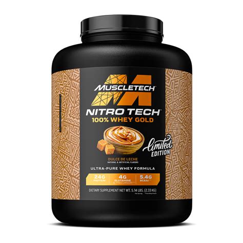 Nitro Tech Whey Gold Lb Dulce De Leche Preventas Sam