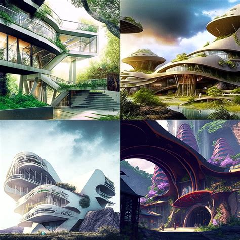 Organic Architecture Midjourney Style Andrei Kovalev S Midlibrary 2 0