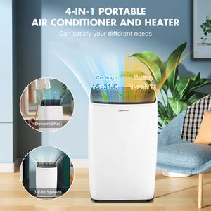 Lexent Portable Air Conditioner Btu Air Cooler Heating