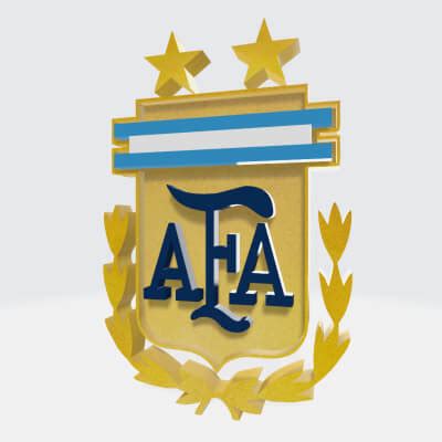 Logo 3D Model Afa Argentina by D-King