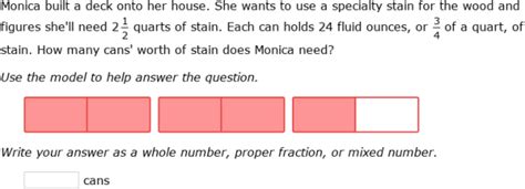 Ixl Divide Fractions And Mixed Numbers Using Models Word Problems 6th Grade Math