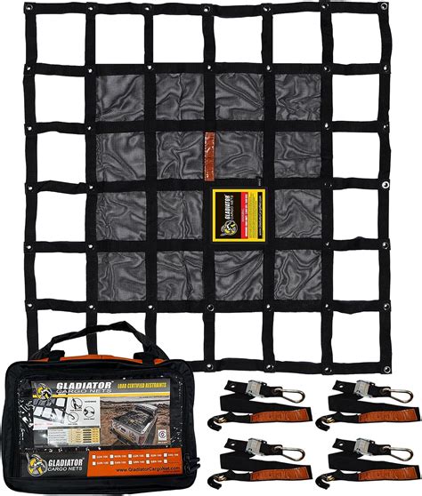 Gladiator Cargo Nets Heavy Duty Cargo Net Interior Roof Rack Baja