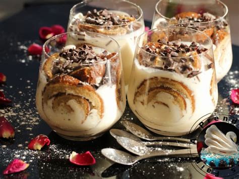 Verrine roulé café façon tiramisu Recette par A Prendre Sans Faim