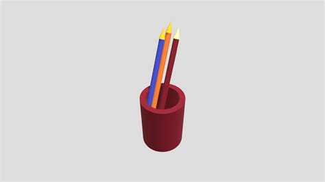 Карандаши - 3D model by George779 [17215f9] - Sketchfab