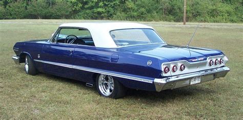 Purple 1963 Chevrolet Impala Super Sport