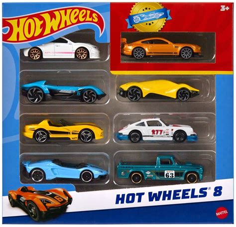 HOT WHEELS HPV78 Samochodziki Autka 8 Pak Zestaw 8szt MATTEL