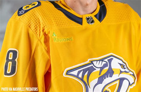 Nashville Predators Announce “Regions” Jersey Ad Patch for 2023-24 ...