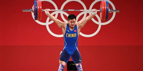 Chinas Lyu Xiaojun Breaks Record To Clinch Weightlifting 81kg Gold At