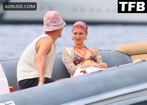 Iris Law Sexy Seen Flaunting Her Hot Bikini Body On A Boat In Cannes Aznude