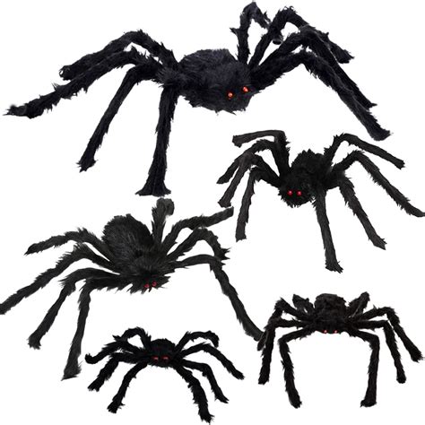 Dinesil Halloween Spider Decorations 5 Pack Halloween