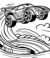 Hot Wheels Para Colorir 17 Desenhos