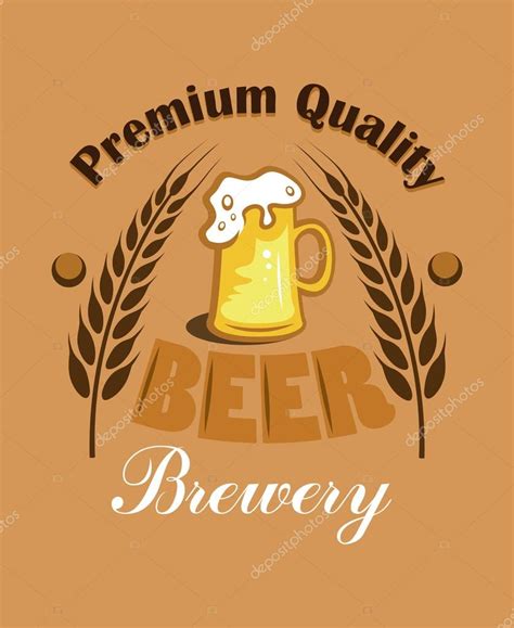 Premium Quality Beer - Brewery label Stock Vector Image by ©Seamartini ...