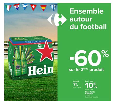 Promo Bi Re Blonde Heineken Chez Carrefour Contact Icatalogue Fr