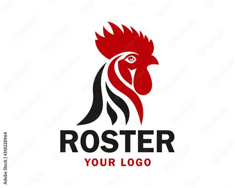 Head rooster illustration design, Chicken Head Logo Designs Stock ...