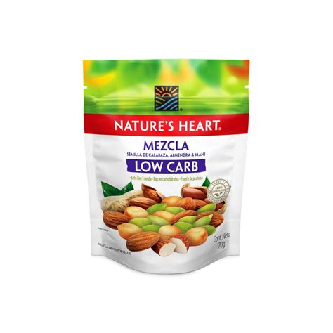 Nature´s Heart Frutos Secos Mezcla Low Carb 70 Gr Cruz Verde