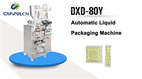 Automatic Liquid Packaging Machine Dxd Y Youtube