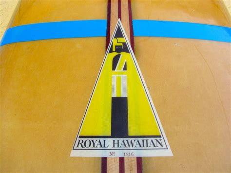 Royal Hawaiian Vintage Longboard Surfboard Island Trader Surf Shop