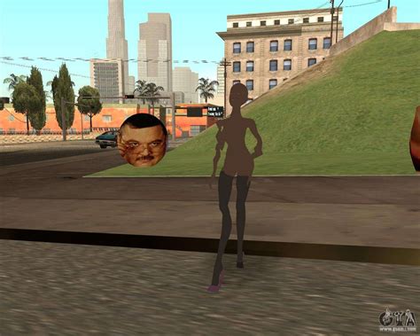 Scary Woman Nude Bald For GTA San Andreas