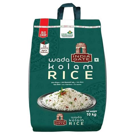 Kg India Gate Wada Kolam Rice Packaging Type Pp Bag At Rs Kg