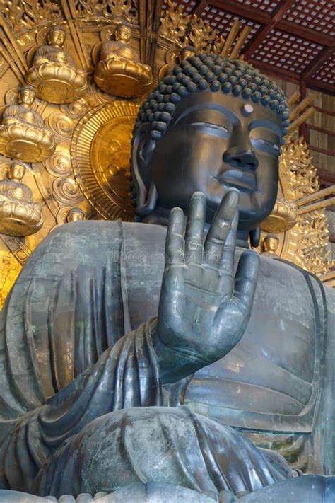 Daibutsu Den Estatua Del Gran Buda Negro En El Templo Todaiji