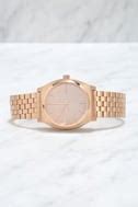 Nixon Time Teller Watch - Rose Gold Watch - $100.00