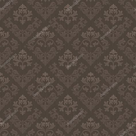 Brown vintage seamless wallpaper — Stock Vector © Volgarud #5465117