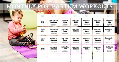 Postpartum Workout Plan Free Pdf Nourish Move Love Atelier Yuwa Ciao Jp