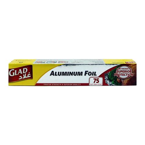 Glad Aluminium Foil 75 Sq Ft 30cm X 23 2cm