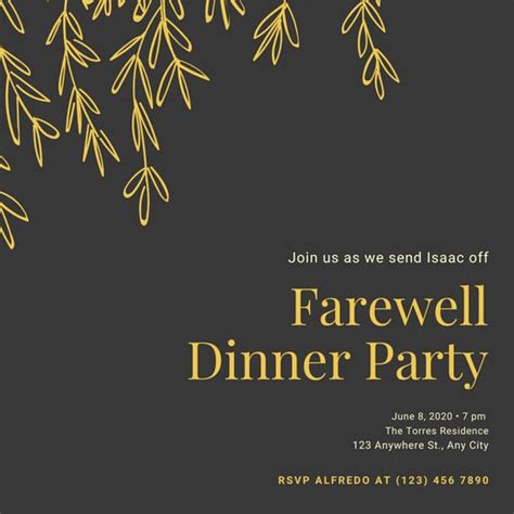 Customize 2,402+ Farewell Party Invitation templates online - Canva