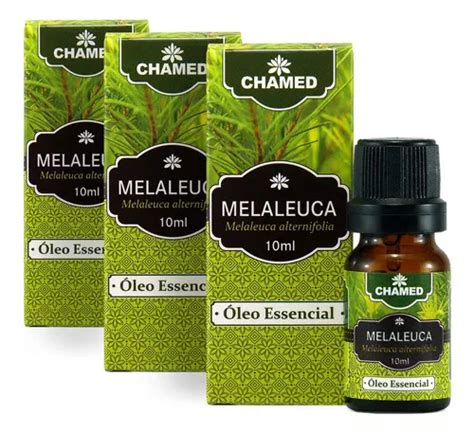 Kit 3 Aceite esencial de árbol de té Melaleuca Alternifolia 10 ml