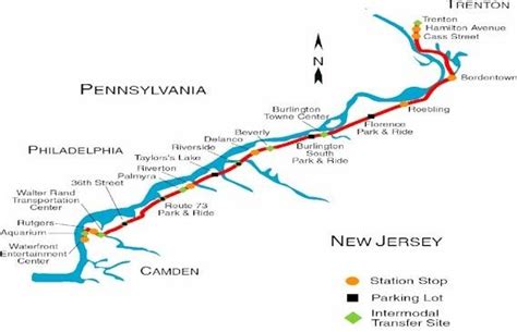 Nj Transit Train Station Map