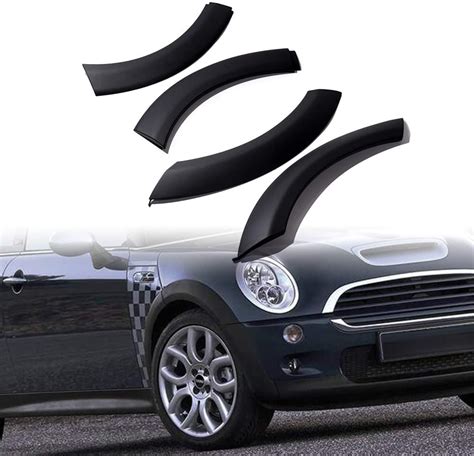 Amazon AMOPACORP 4pcs Mudguard Fender Flares Front Hood Wheel Arch