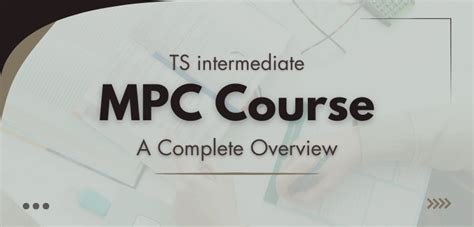 A Complete Walkthrough Of Mpc Course Discover Syllabus And Career Prospects