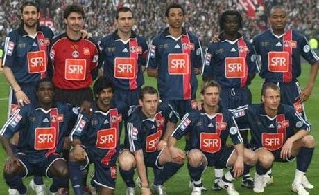 Psg Debouts Mario Yepes Lionel Letizi Pedro Pauleta