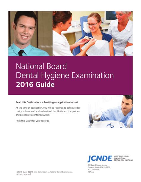 National Board Dental Hygiene Examination Guide