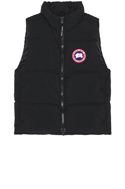 Canada Goose Lawrence Puffer Vest In Black Fwrd