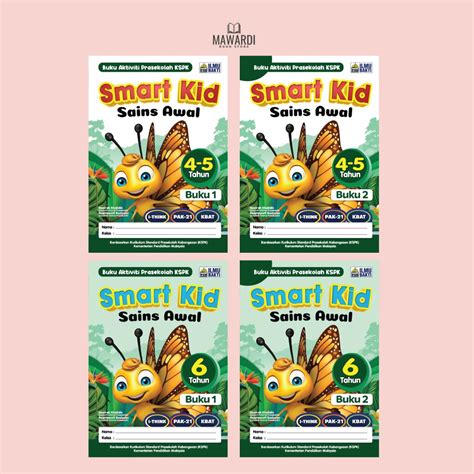 2021 Buku Aktiviti Prasekolah Smart Kid Sains Awal Kspk Shopee Malaysia