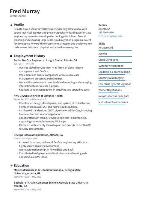 Devops Engineer Resume Examples And Writing Tips 2023 Free Guide