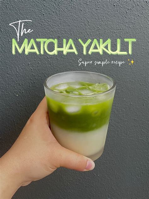 Super Simple Matcha Yakult Recipe Galeri Disiarkan Oleh Doudousis